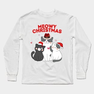 MEOW CHRISTMAS Long Sleeve T-Shirt